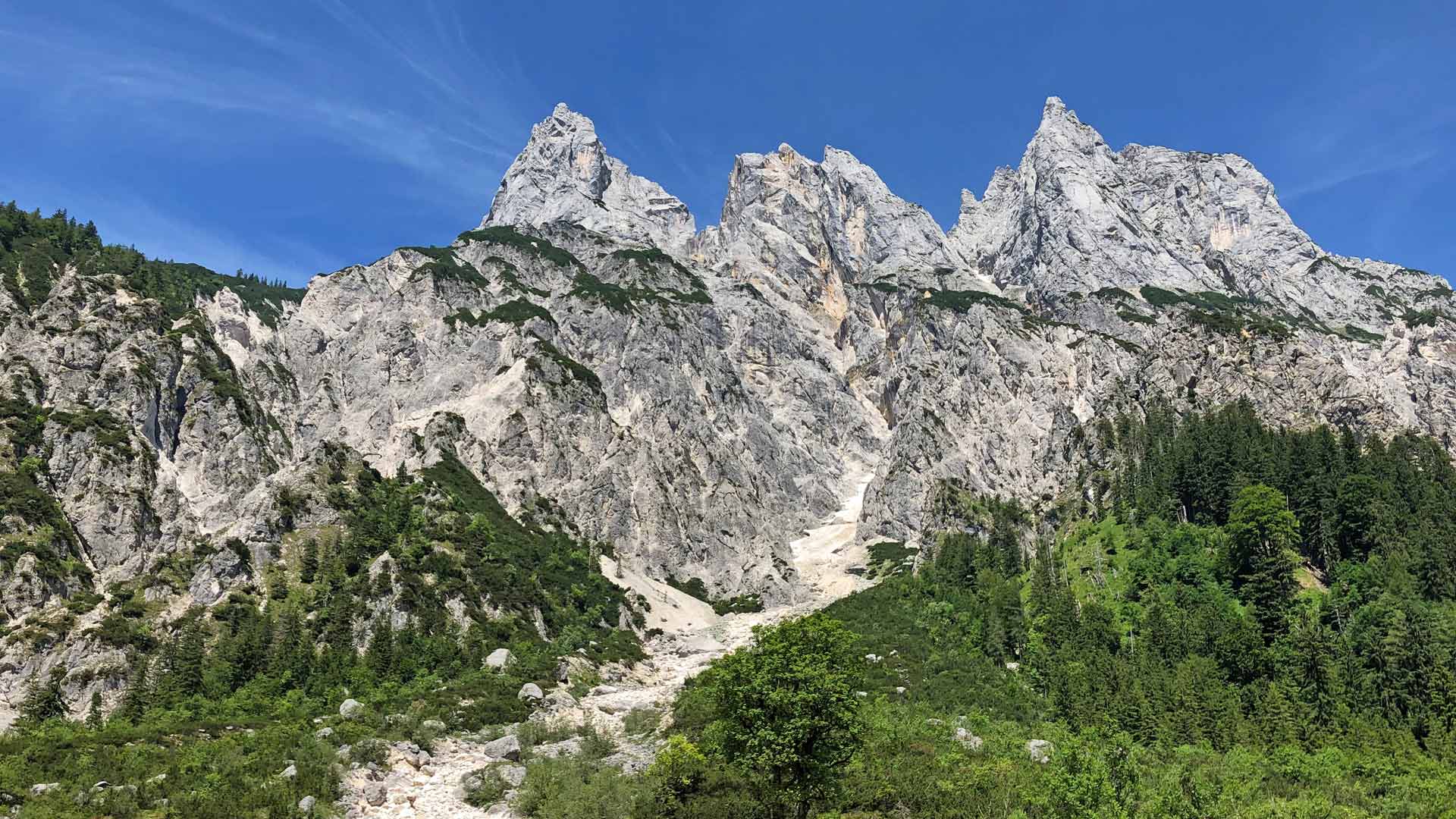 Bergtoppen in de Alpen © Eurohike