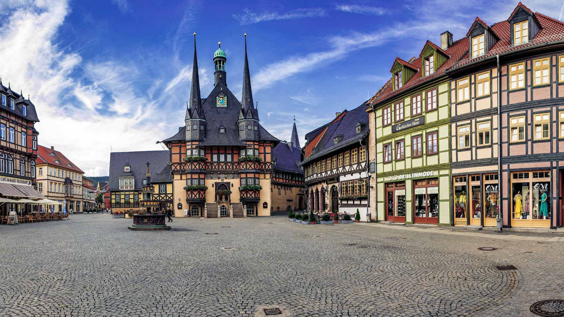 Het marktplaats van Wernigerode in de Harz © Pixabay andreaswdnr26