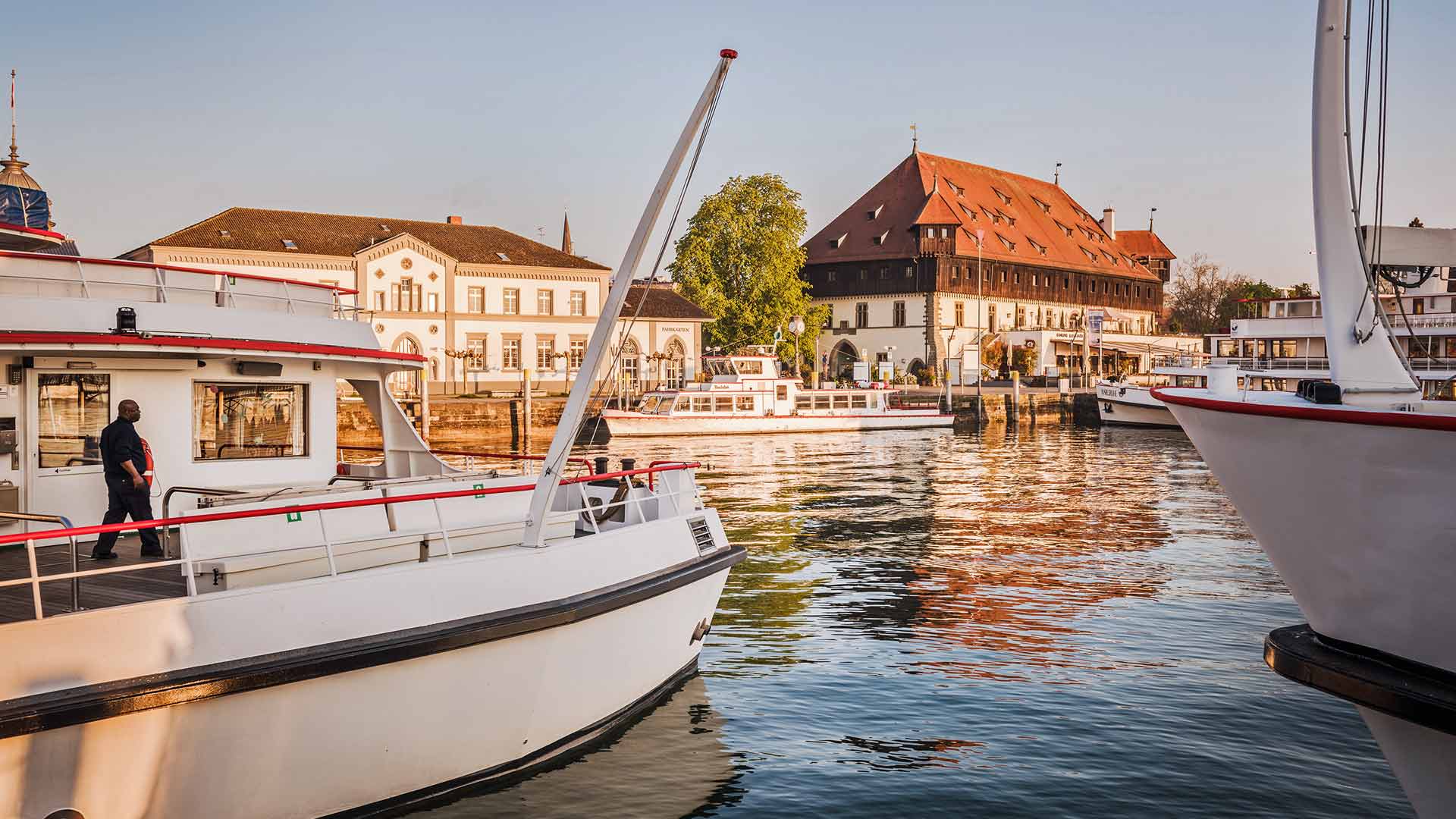 De haven van Konstanz.